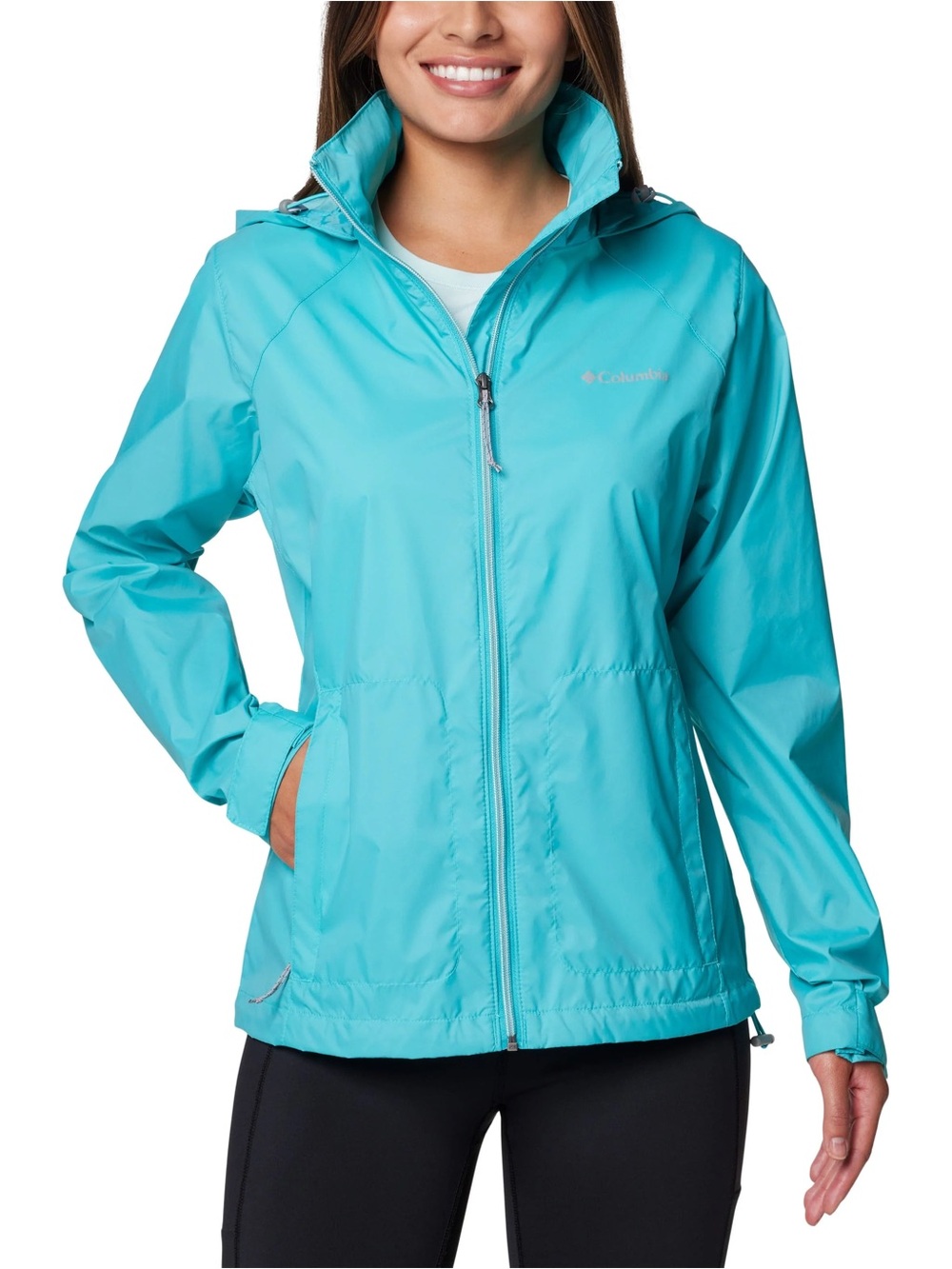 Columbia Sportswear Women's Turquoise Rain Jacket Size Medium New without tags